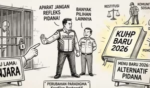 KUHP Baru 2026 Penjara Bukan Lagi Menu Utama, Pemerintah Minta Aparat Jangan Refleks Pidana