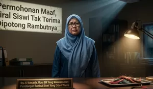 Guru BK SMKN 2 Garut Minta Maaf Usai Potong Rambut Siswi, Publik Menilai Disiplin Tak Harus Berujung Gunting