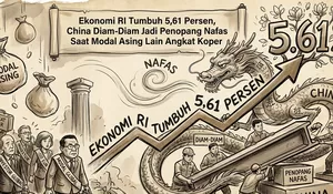 Ekonomi RI Tumbuh 5,61 Persen, China Diam-Diam Jadi Penopang Nafas Saat Modal Asing Lain Angkat Koper