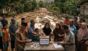 Jalan Rusak Bertahun-Tahun, Pemkab Garut Akhirnya Turun Tangan: Warga Ikut Patungan Rp530 Juta demi Akses Desa