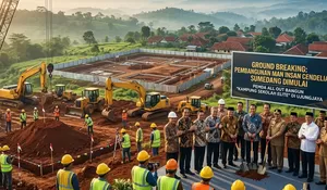 Ground Breaking MAN Insan Cendekia Sumedang Dimulai, Pemda All Out Bangun “Kampung Sekolah Elite” di Ujungjaya