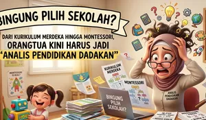 Bingung Pilih Sekolah? Dari Kurikulum Merdeka hingga Montessori, Orangtua Kini Harus Jadi “Analis Pendidikan Dadakan”