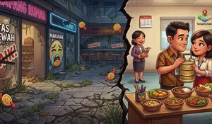 Rupiah Melemah, Orang Kantoran Mulai Tinggalkan Mal: Bekal dari Rumah Kini Lebih Romantis daripada Food Court