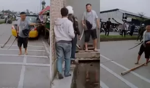 Sambil Mabuk, Oknum Polisi Polda Jabar Ngamuk Nenteng Senjata dirumah Anggota DPR RI Ade Ginanjar