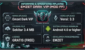 Mod FF Emzet Dark VIP APK DOWNLOAD Benarkah Bisa Kembalikan Akun Free Fire yang Hilang?