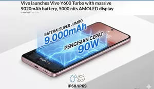 Vivo Y600 Turbo Resmi Diperkenalkan, Usung Baterai Super Besar dan Performa Kencang