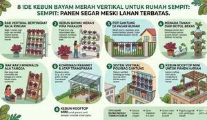 Ide Kreatif Menanam Bayam Merah di Rumah Tanpa Membutuhkan Halaman Luas