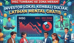 Info IHSG Tumbang ke Zona Merah, Investor Lokal Kembali Diajak Latihan Mental Gratis