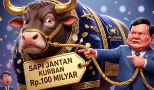 Sapi Kurban Prabowo dari APBN Jadi Perdebatan, Istana Pastikan Sapi Tak Ikut Rapat Kabinet