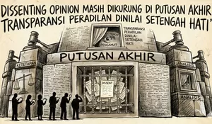 Dissenting Opinion Masih Dikurung di Putusan Akhir, Transparansi Peradilan Dinilai Setengah Hati