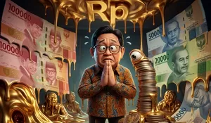 Rupiah Mendekati Rp18.000 per Dolar, Menkeu Sebut Pasar Lagi “Banjir Cerita”: Fondasi Ekonomi Jadi Ujian