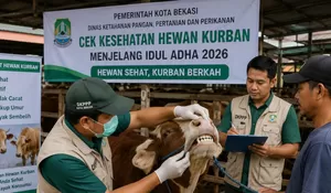 Bekasi Intensif Awasi Kesehatan Hewan Kurban Menjelang Hari Raya Iduladha