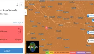 Kualitas Udara Kabupaten Bekasi Tidak Sehat, Kota Bekasi Masih Lebih Baik Versi IQAir