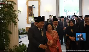Prabowo dan Megawati Soekarnoputri Tampak Akrab di Harlah Pancasila, PDI Perjuangan : Tentang Arah Bangsa
