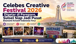 Celebes Creative Festival 2026 Digelar di Parepare, Sulsel Siap Jadi Pusat Ekonomi Kreatif Indonesia Timur