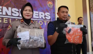 Satresnarkoba Polres Magelang Kota Ungkap Kasus Tembakau Sintetis, Seorang Kurir Menyerahkan Diri
