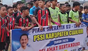 PSSI Cianjur Gelar Piala Soeratin KU-13 dan KU-15, KONI Apresiasi Pembinaan Atlet Muda
