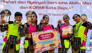 POTBI Jateng Juara Nasional Senam Kreasi KORMI, Semarang Harumkan Nama Jawa Tengah di Depok