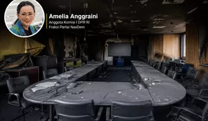 Amelia Anggraini Soroti Kasus Kebakaran Diskominfo Kukar