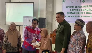 KKN Unwahas Gandeng BAZNAS Kendal Layani Cek Sehat Gratis