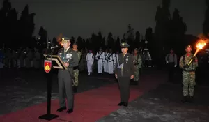 Kenang Jasa Pahlawan, Pangdam IV/Diponegoro Pimpin AKRS di TMP Giri Tunggal