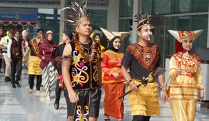 Parade Nusantara Meriahkan HUT ke-81 RI di Bandara Ahmad Yani Semarang