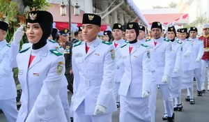 Gugup di Tangga Istana, Paskibraka Papua Neeltje Berubah Jadi Bangga