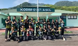 Dandim 0107/Aceh Selatan Lepas 20 Atlet PSHT Ikuti Open Turnamen Piala Pangdam IM