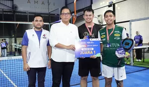 270 Peserta Ramaikan Turnamen Padel HUT Medan, Rico Waas Beri Pesan Penting