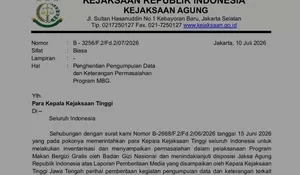 Surat Kejagung Hentikan Pengumpulan Data MBG, Instruksi Mendadak Picu Tanda Tanya
