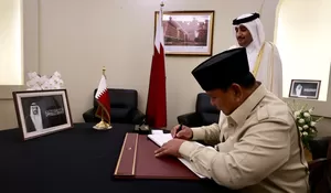 Prabowo Sampaikan Duka Langsung ke Kedubes Qatar, Kenang Jasa Sheikh Hamad dan Tegaskan Persahabatan Dua Negara