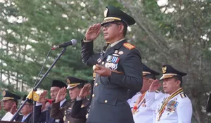 Danrem 042/Gapu Pimpin Penurunan Sang Merah Putih, HUT ke-81 RI di Jambi Berlangsung Khidmat