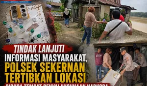 Polsek Sekernan Bongkar Lokasi Diduga Jadi Tempat Penyalahgunaan Narkoba, Berawal dari Laporan Warga