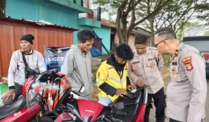 Siger Lampung Presisi Disosialisasikan hingga Pangkalan Ojek