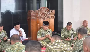 Korem 043/Gatam Gelar Doa Syukur HUT ke-81 RI