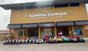 Pawai Wahana Anak PKOR Way Halim Meriahkan HUT RI ke-81