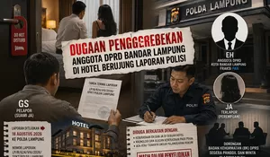 Suami Laporkan Dugaan Penggerebekan Anggota DPRD Bandar Lampung di Hotel ke Polda Lampung