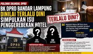 BK DPRD Bandar Lampung Dinilai Terlalu Dini Simpulkan Isu Penggerebekan Hotel