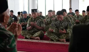 Sujud Syukur dan Doa Prajurit TNI Korem Lilawangsa Peringati HUT RI Ke-81