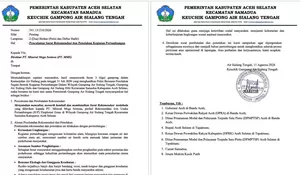 Tambang PT MMS di Aceh Selatan Ditolak Tiga Gampong, Dua Keuchik Cabut Rekomendasi