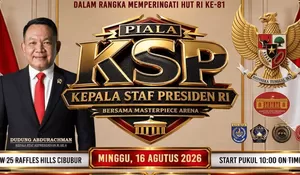 Piala Kepala Staf Presiden Semarakkan HUT ke-81 Republik Indonesia