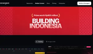Jangan Ketinggalan! Emergent Buka Kompetisi Building Indonesia, Tawarkan Hadiah Rp800 Juta untuk Pembuat Aplikasi Tanpa Coding