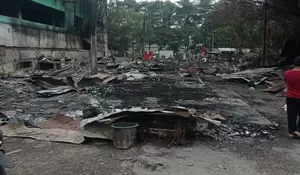 Korsleting Listrik Picu Kebakaran di Pasar Bintara Dini Hari, Sejumlah Kios Ludes