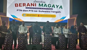 Tiga Wakil Menteri Hadiri Peluncuran BERANI MAGAYA di Untad, Sulteng Bidik Bebas TBC