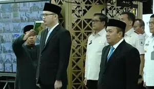 Novel Baswedan-Haris Azhar Hadiri Pelantikan Dirjen Imigrasi Hendarsam Marantoko