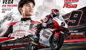 Veda Ega Pratama Gaspol di Jerez: Pembalap Honda Team Asia Nomor 9 Siap Bikin Gebrakan di Moto3 Spanyol 2026