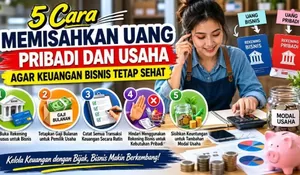 5 Cara Memisahkan Uang Pribadi dan Usaha agar Bisnis Tetap Untung dan Keuangan Sehat