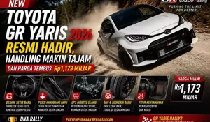 New Toyota GR Yaris 2026 Resmi Hadir, Handling Makin Tajam dan Harga Tembus Rp1,173 Miliar