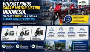 VinFast Serius Garap Motor Listrik di Indonesia, Siapkan 8 Model dan Ribuan Stasiun Battery Swapping