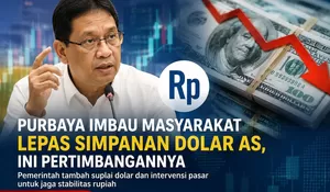 Purbaya Imbau Masyarakat Lepas Simpanan Dolar AS, Ini Pertimbangannya